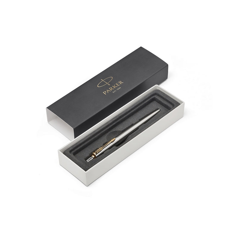 parker jotter gt ballpoint blue classic steel gold