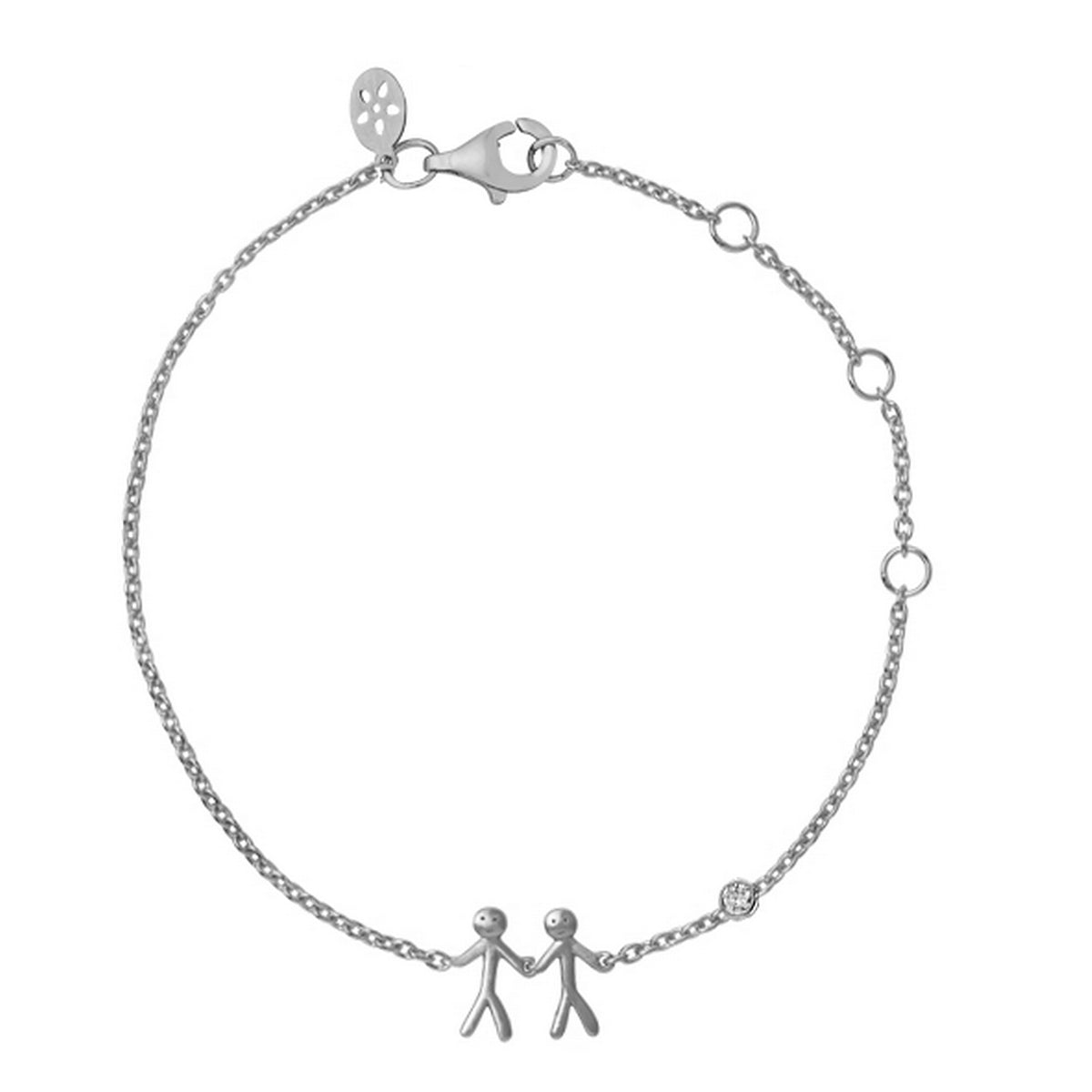 together - my love bracelet (2) - silver