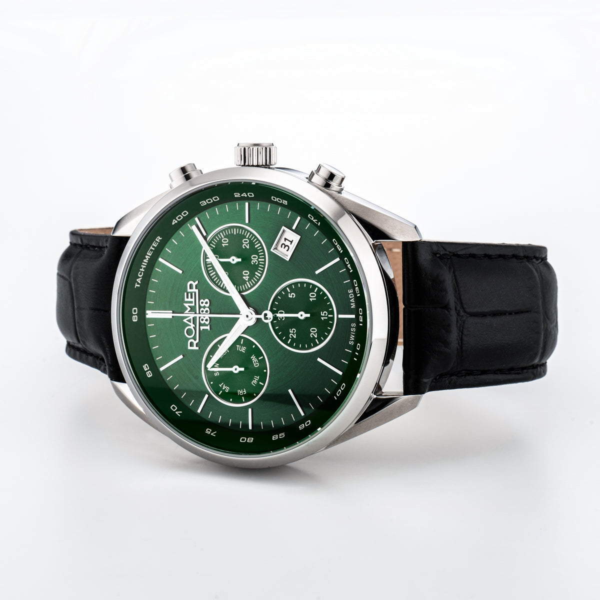 roamer pro chrono 42mm gents quartz watch