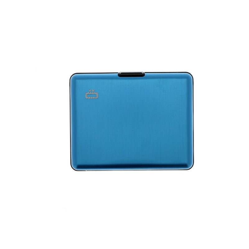ogon big stockholm blue aluminium wallet bank note size