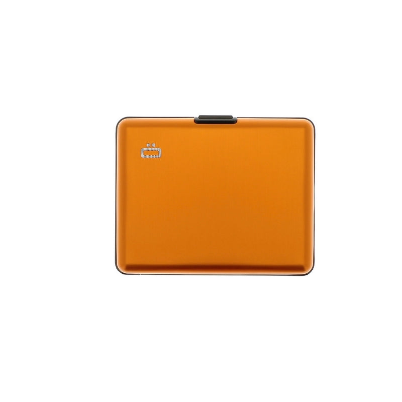 ogon big stockholm orange aluminium wallet bank note size