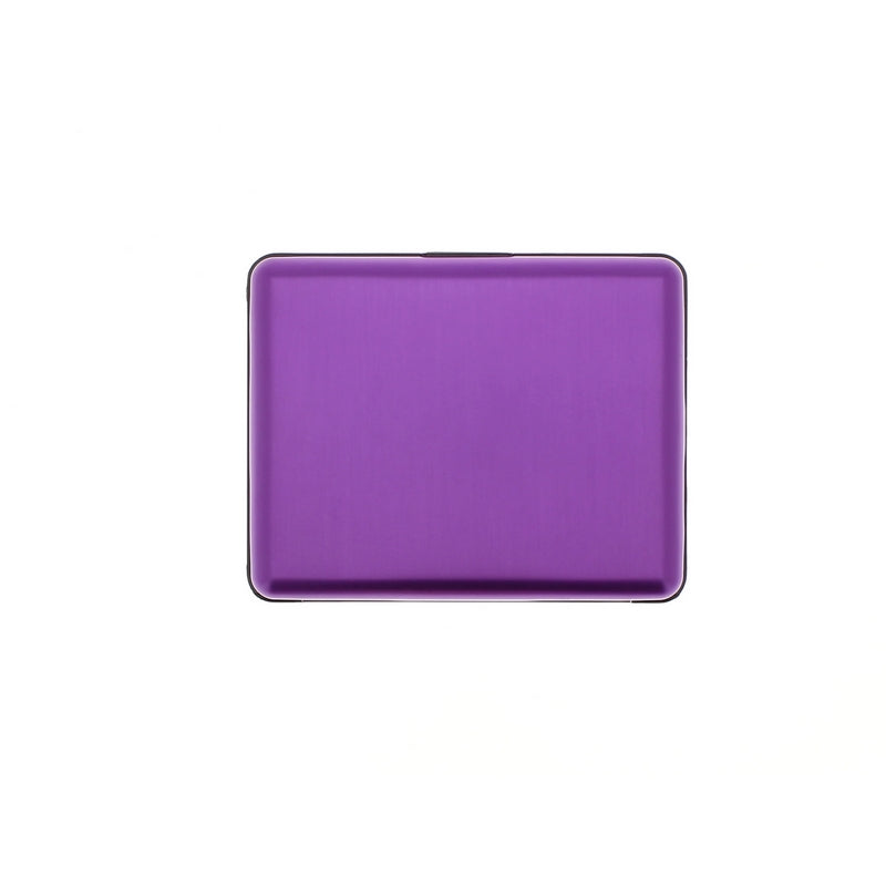 ogon big stockholm purple aluminium wallet bank note size