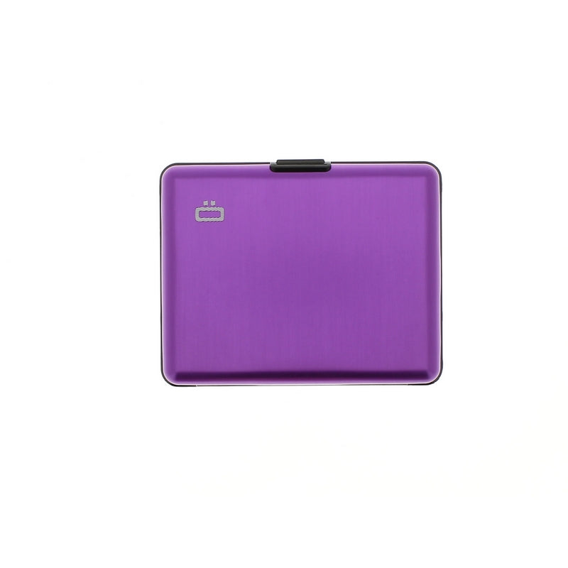 ogon big stockholm purple aluminium wallet bank note size