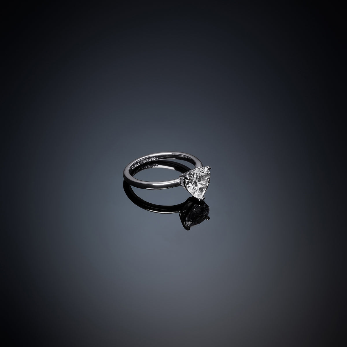 chiara ferragni love parade silver enamel ring size n