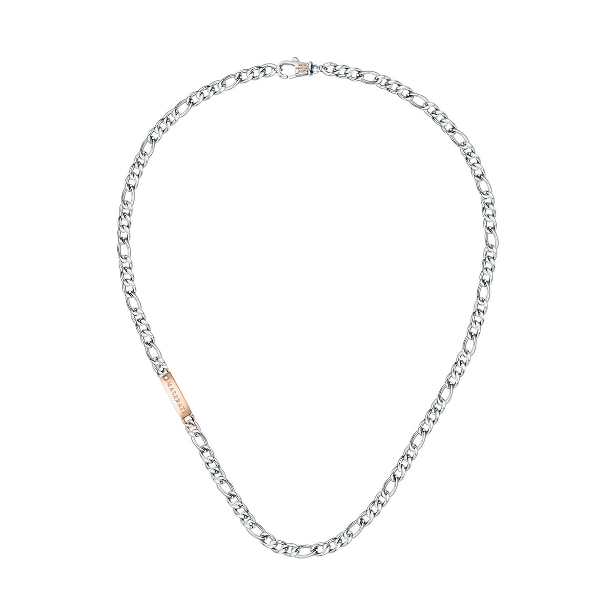 maserati jewels silver,rose gold necklace 500mm lobster buckle