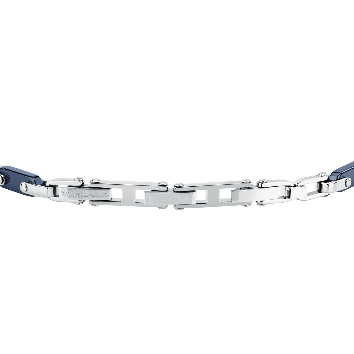 maserati jewels ceramic stainless steel bracelet blue 19.5+3.5cm