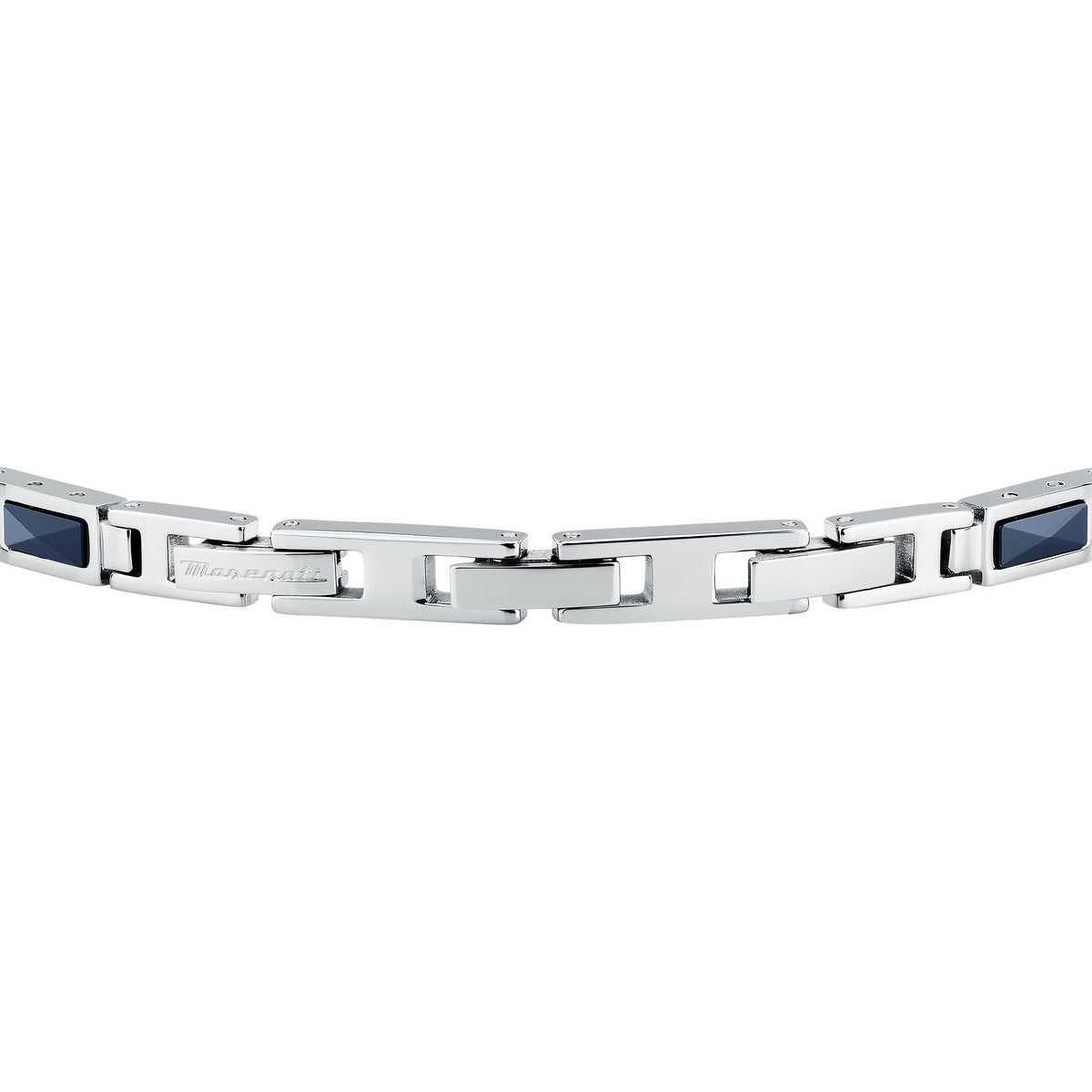 maserati jewels ceramic stainless steel bracelet rg ceramic blue 18+3.5cm