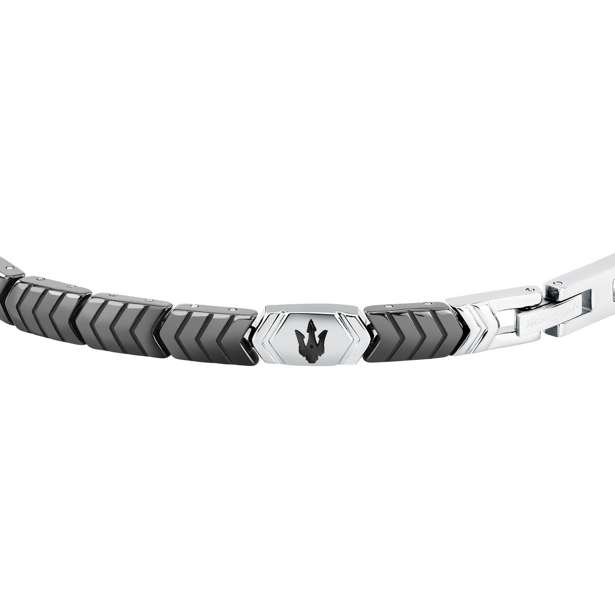 maserati jewels ceramic stainless steel bracelet black 18.5+3.5cm
