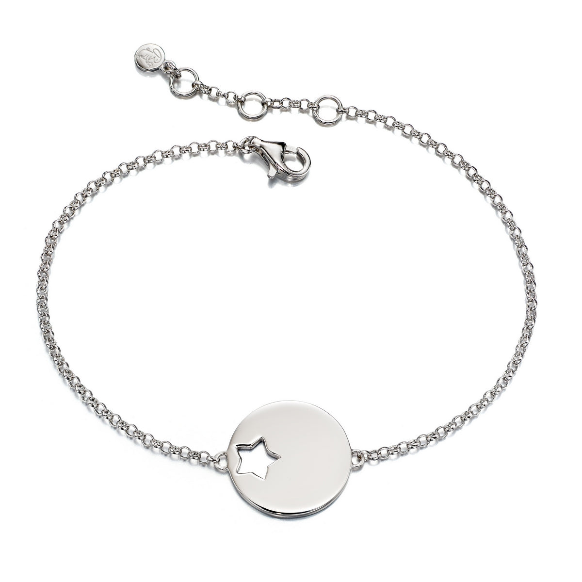 zoe adults cut out star disc bracelet