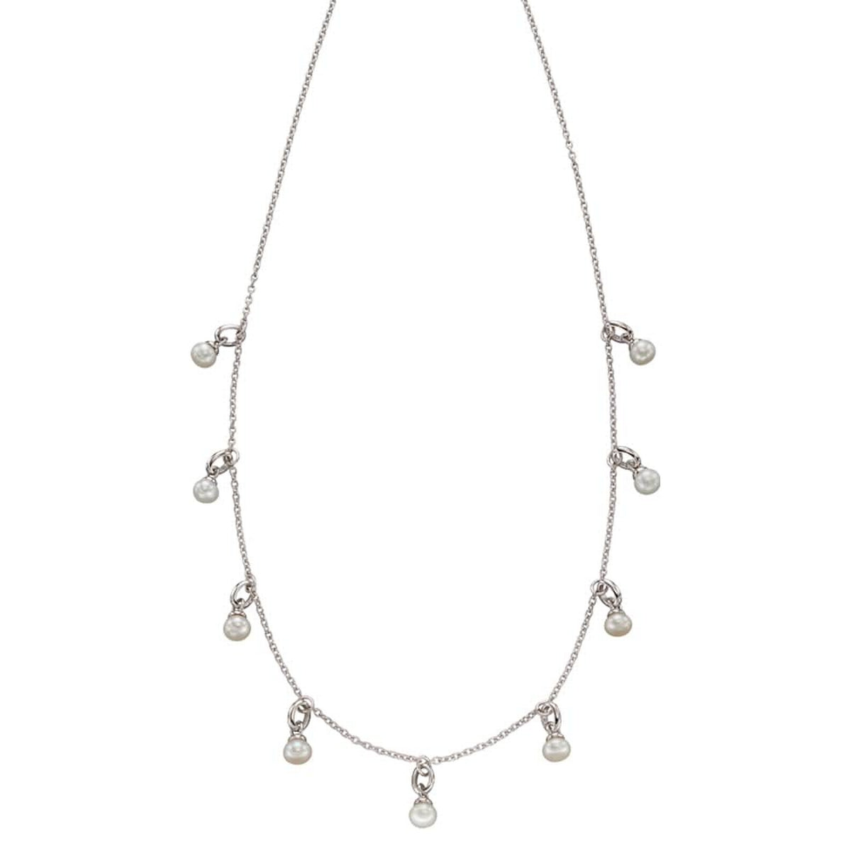 eleanor pearl charm necklace