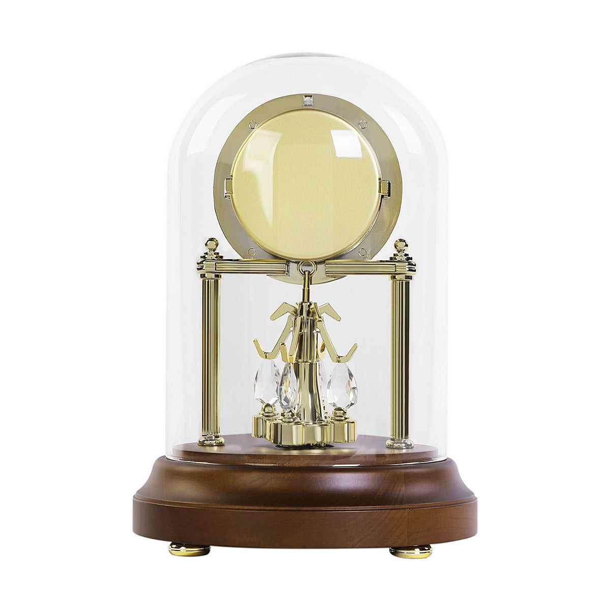 seiko quartz mantel rotating pendulum clock