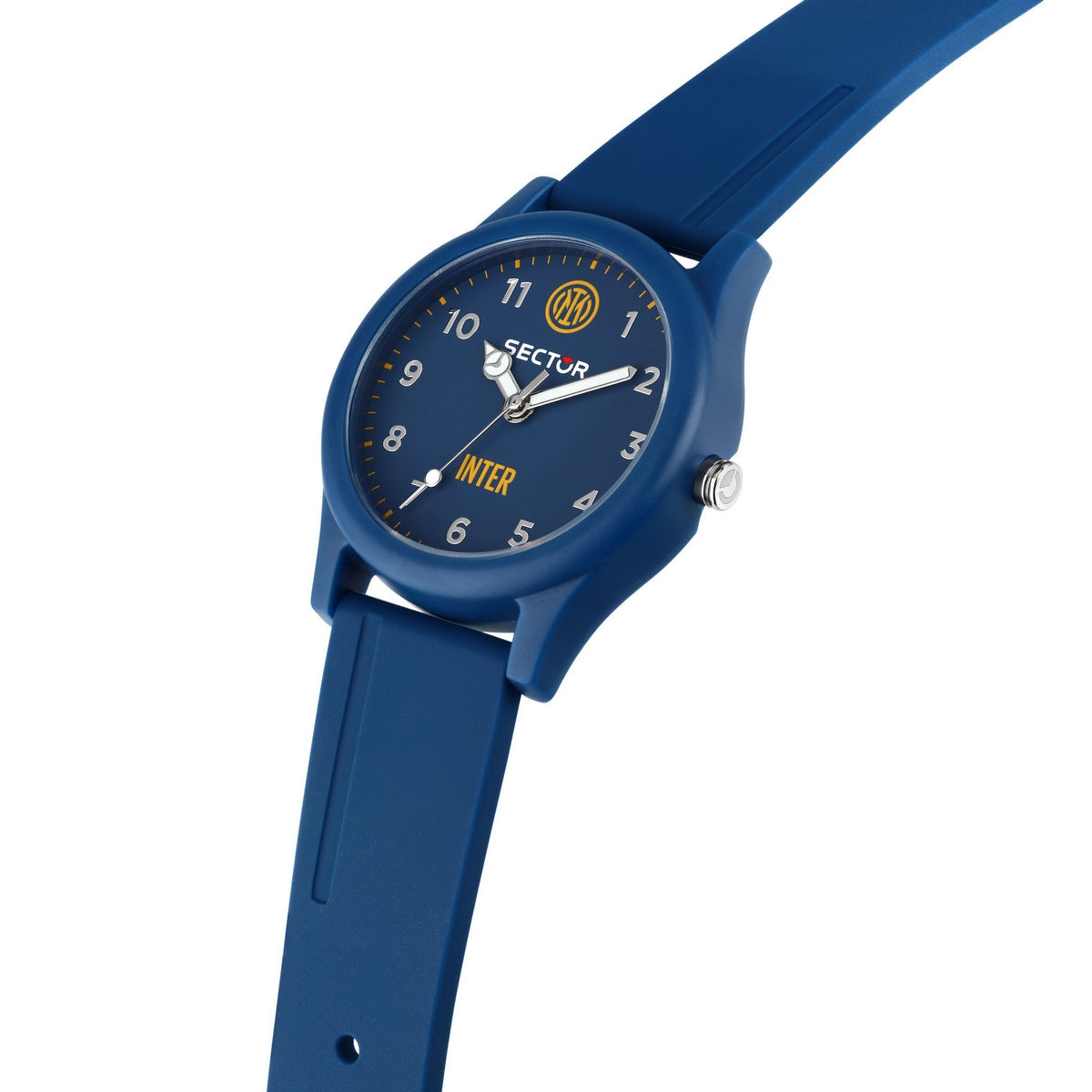 sector fc inter ex-q 35mm 3h grey blue dial grey blue strap watch