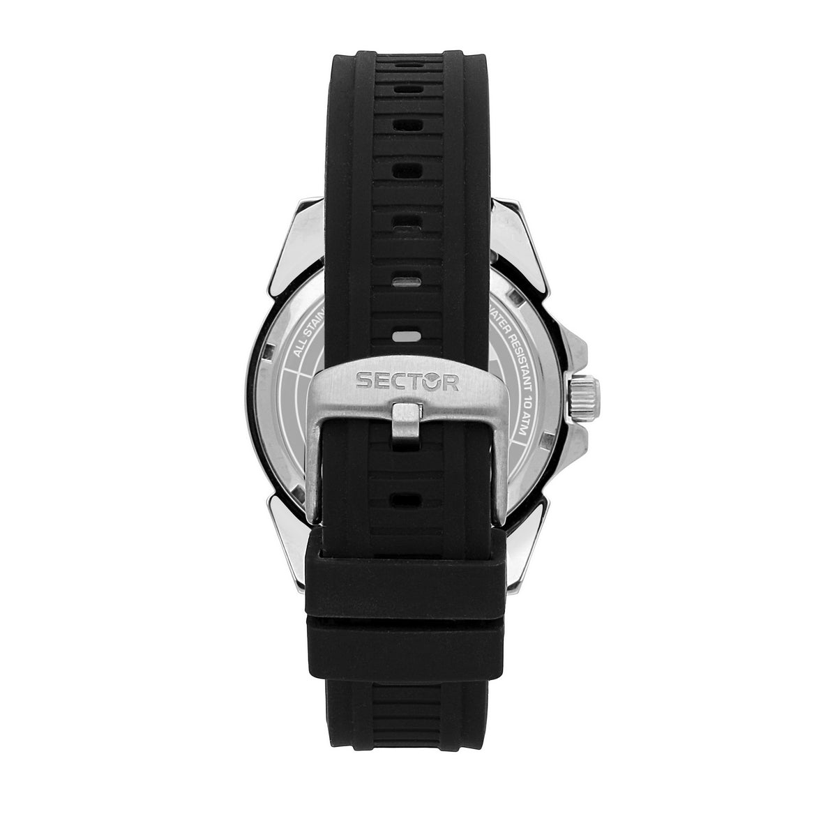 sector 450 41mm 3 hand blk dial ora bez blk sili st watch