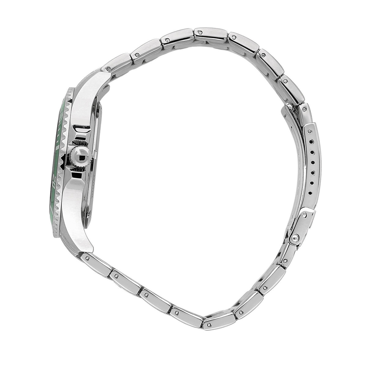 sector 230 43mm 3 hand black dial bracelet watch