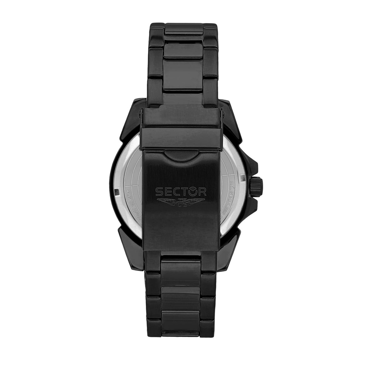 sector 450 41mm 3 hand yg dial bracelet black watch