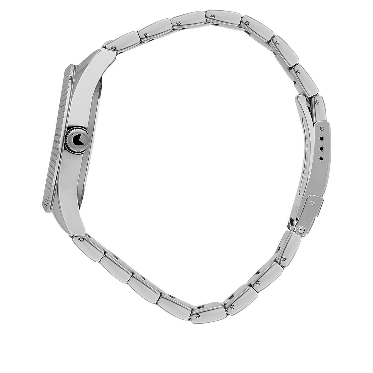 sector 240 41mm 3 hand silver dial bracelet case watch