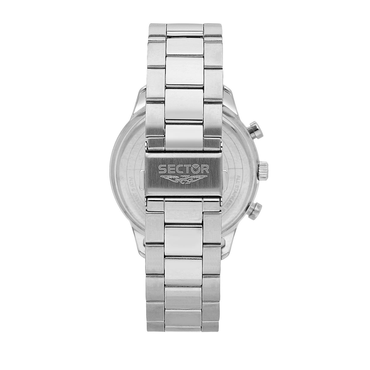 sector 270 45mm multi dial black dial bracelet watch