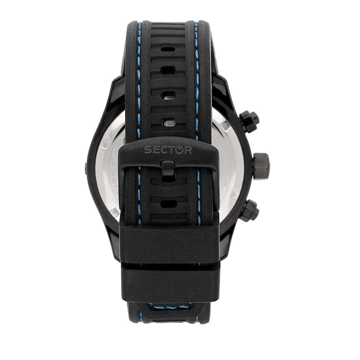 sector diving team 45mm chronograph blk dial blk strap watch