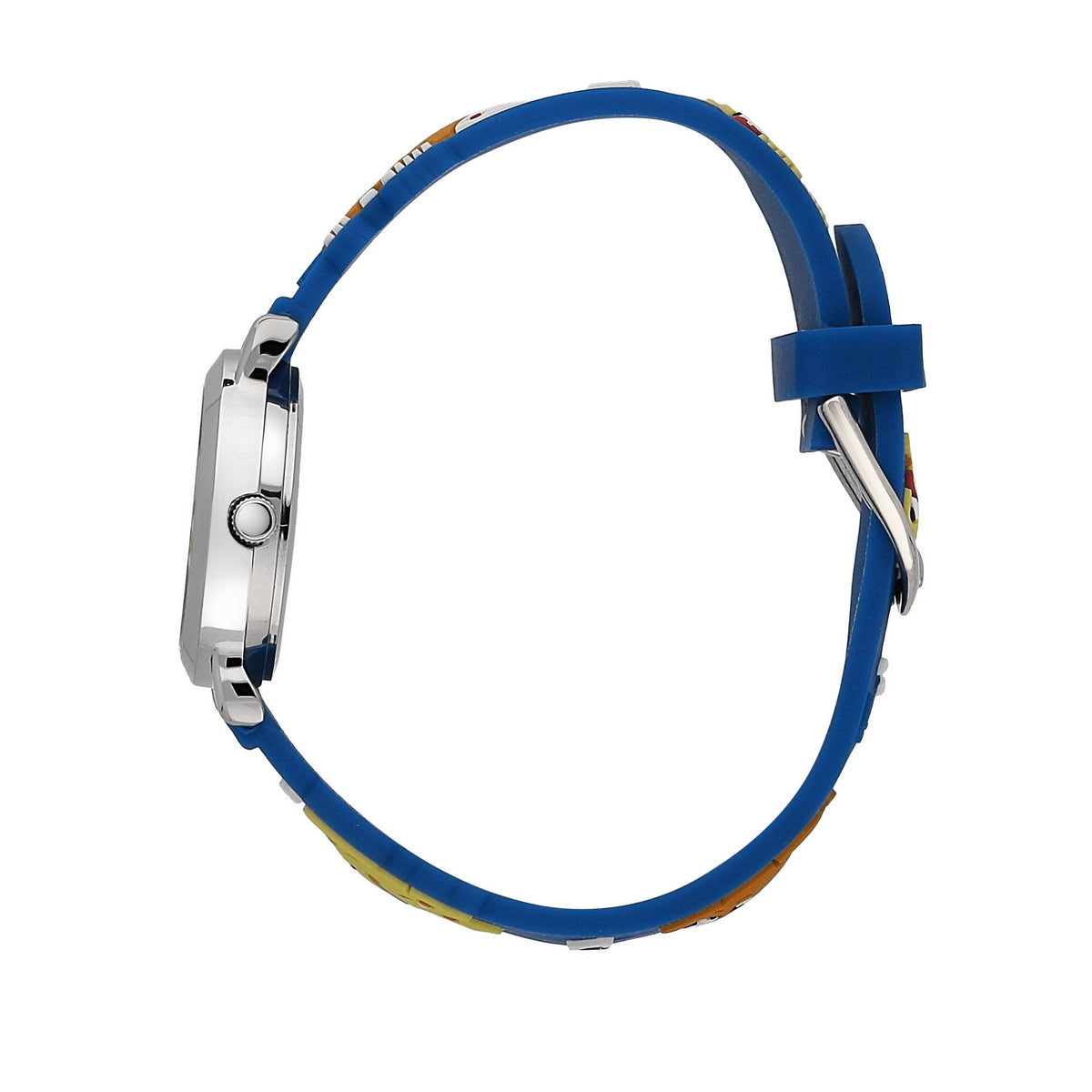 kikou mignon 26mm white dial blue pvc strap