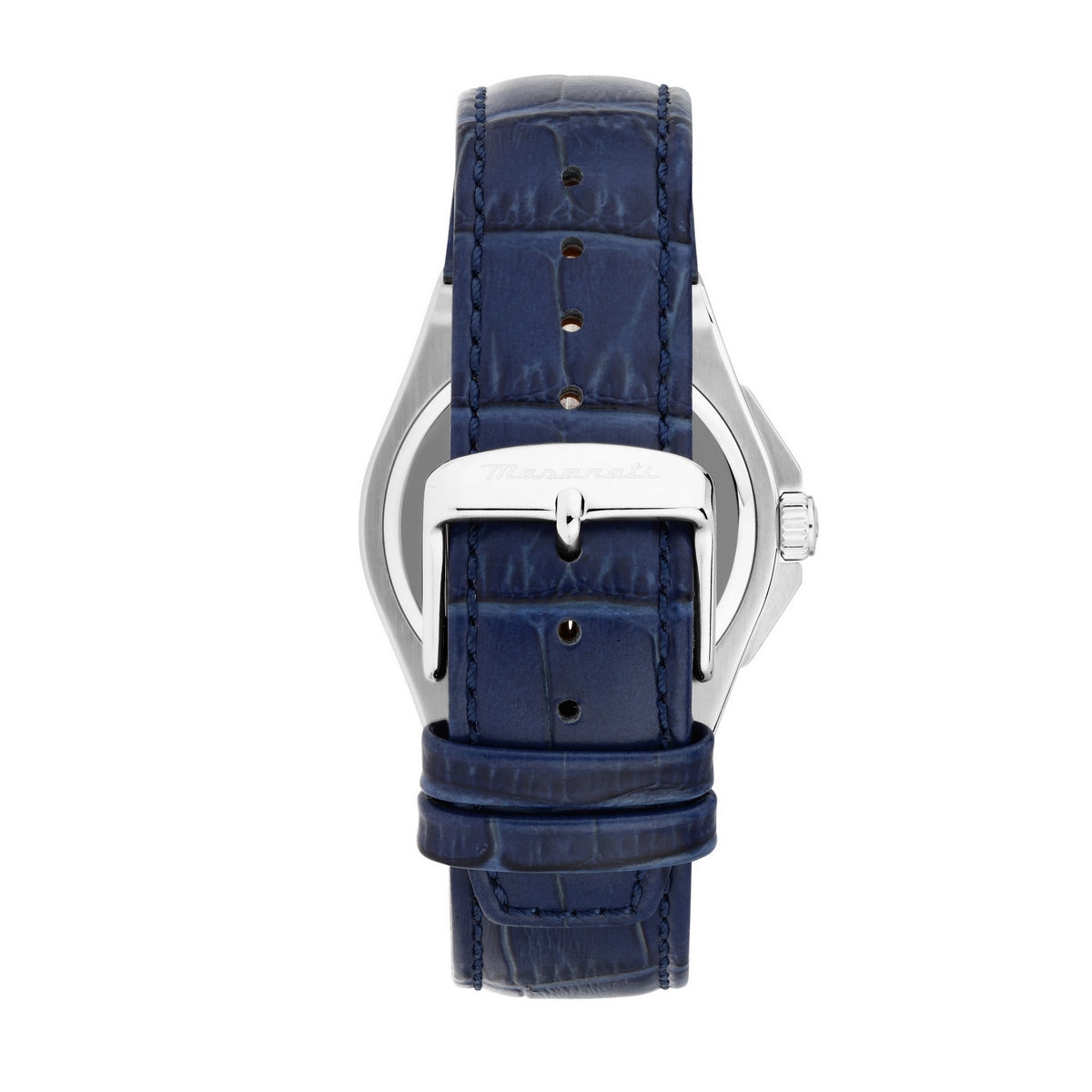 maserati velocita slim 40mm 3h blue dial blue strap