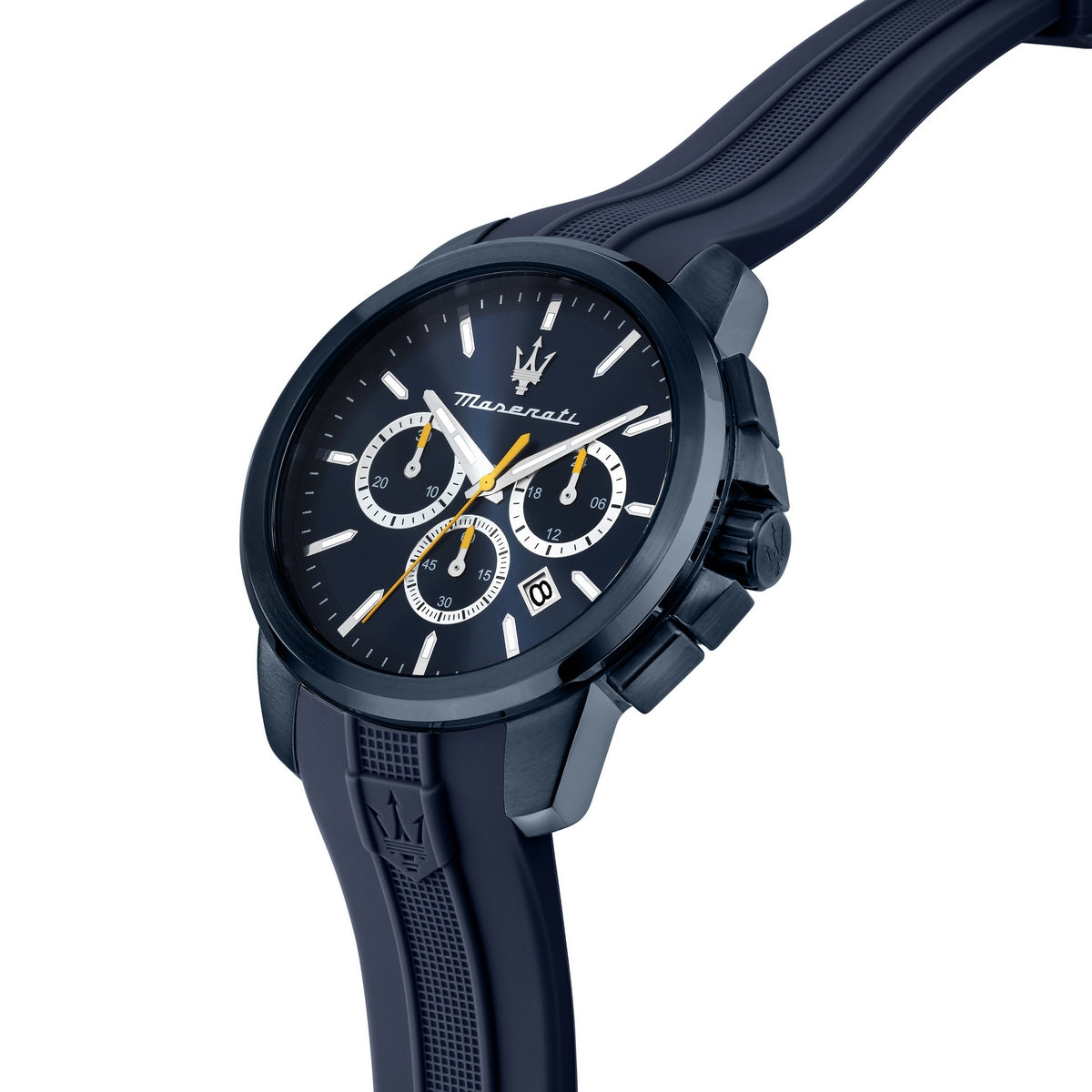 maserati succeso 42mm chr blue dial blue st