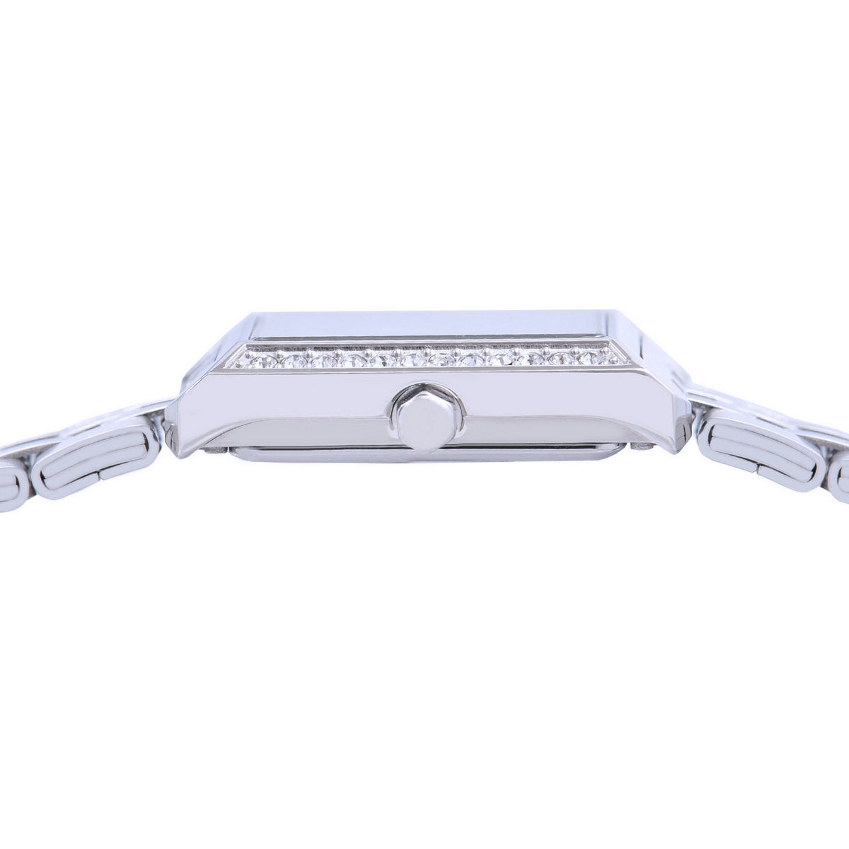 lorus quartz ladies stainless steel blue dial bracelet watch