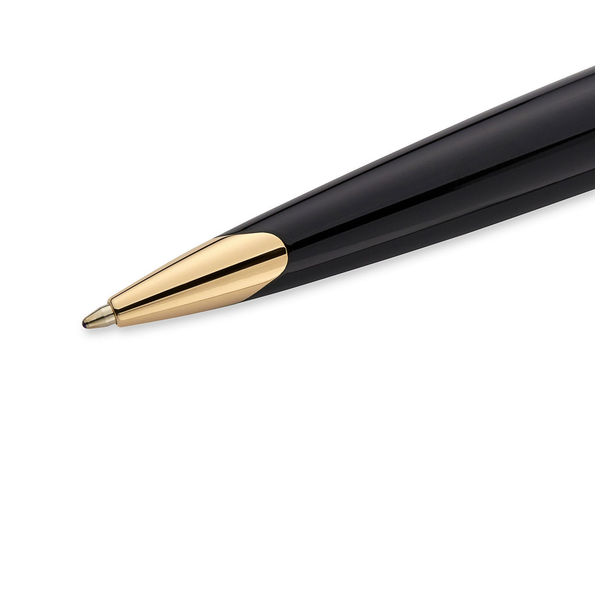 waterman - car�ne- ballpoint pen black with gold trim