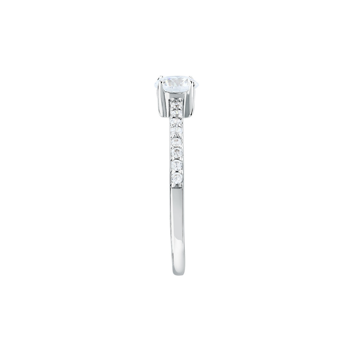 morellato silver tesori recycled 925 silver solitaire ring 016