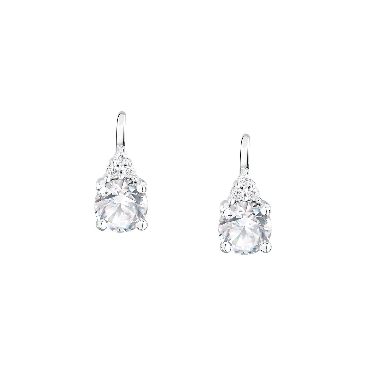 morellato silver tesori earring silv925 rh cz white