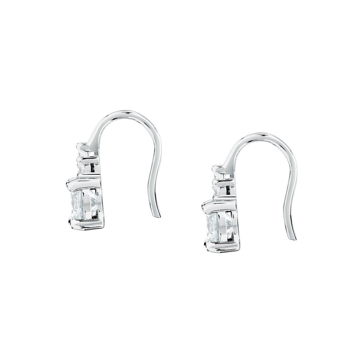 morellato silver tesori earring silv925 rh cz white