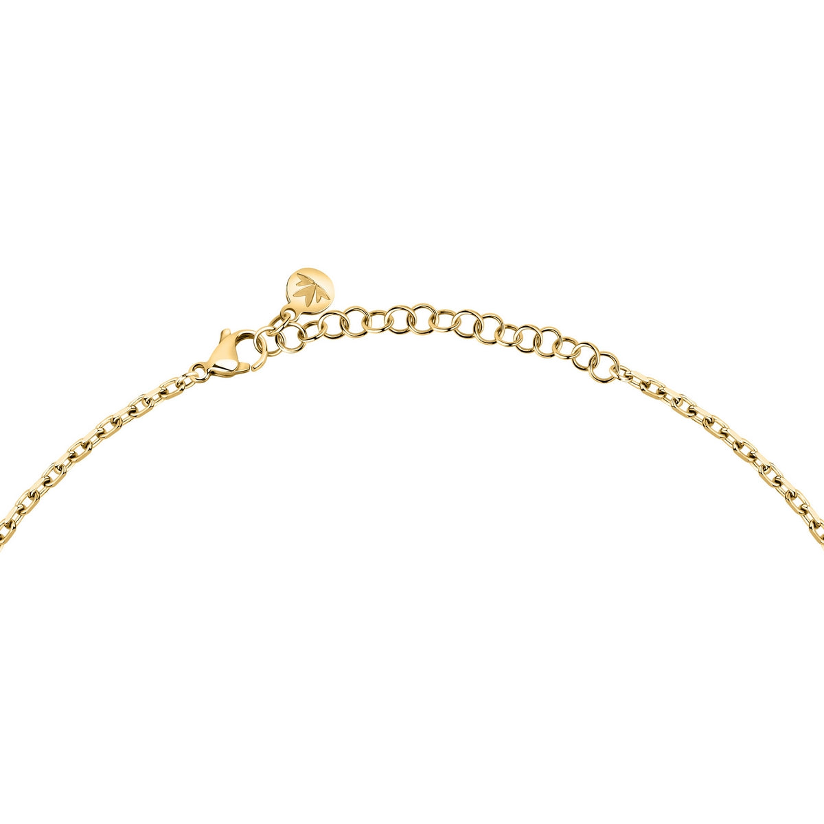 morellato 18k gold plated talismani necklace stainless steel yg crystal 40+5cm