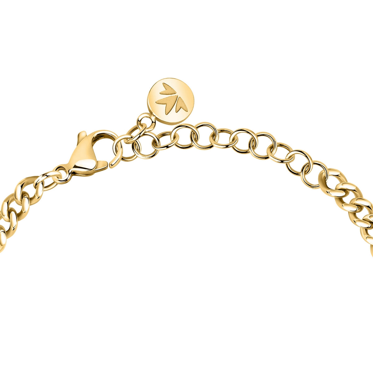 morellato 18k gold plated colori bracelet 5 pcs cz stones 16+3cm