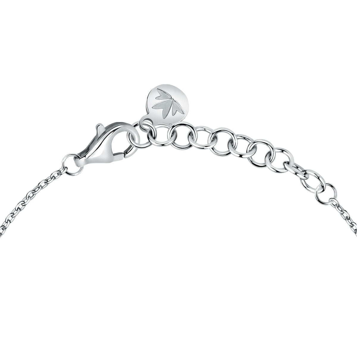 perla bracelet 925 silver single pearl with cz 19cm