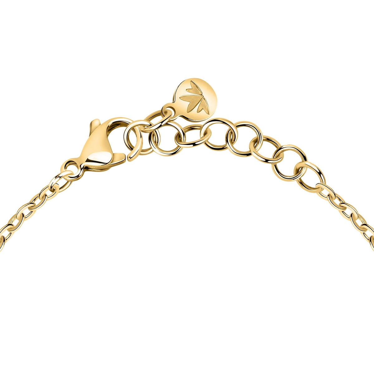morellato 18k gold plated trilliant bracelet triangle 16+3cm