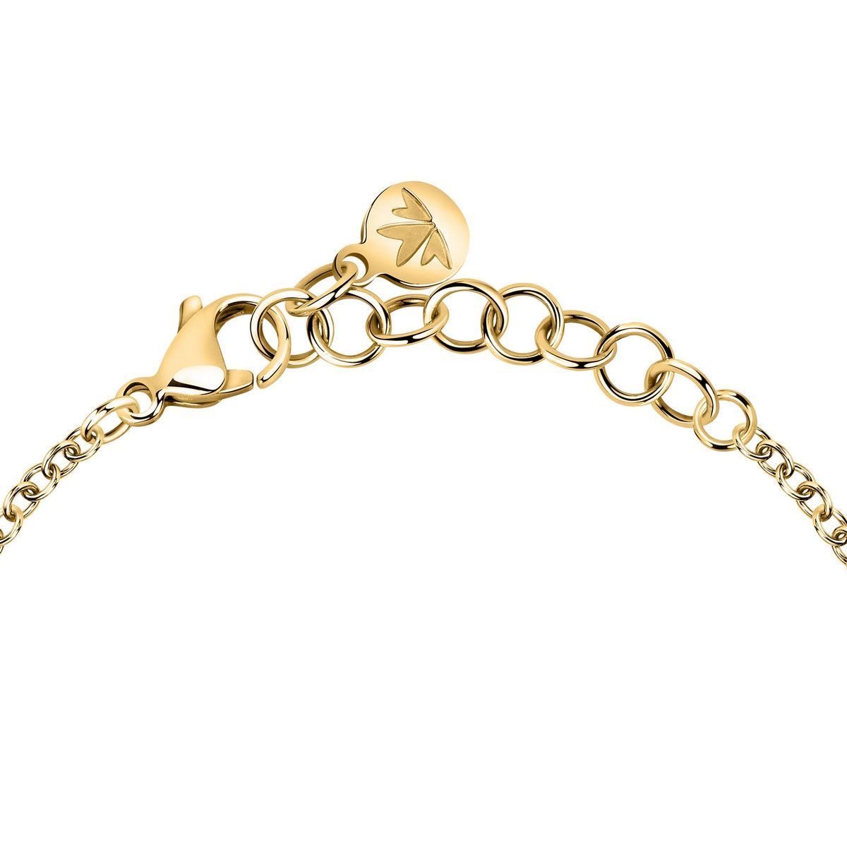 morellato 18k gold plated torchon bracelet with crystals 1pc 16+3cm