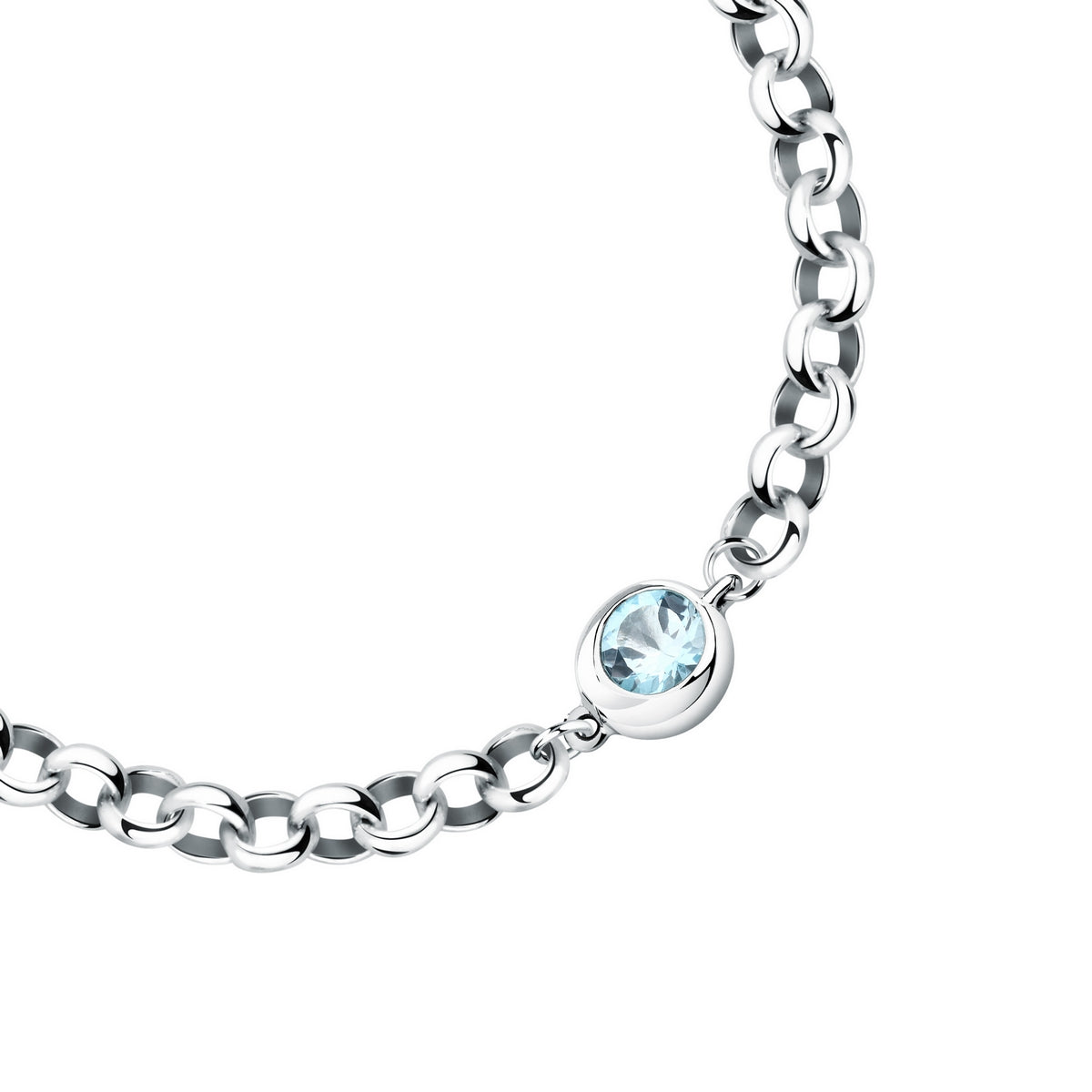 morellato silver tesori eterni bracelet 925 rh blue top 16+3cm