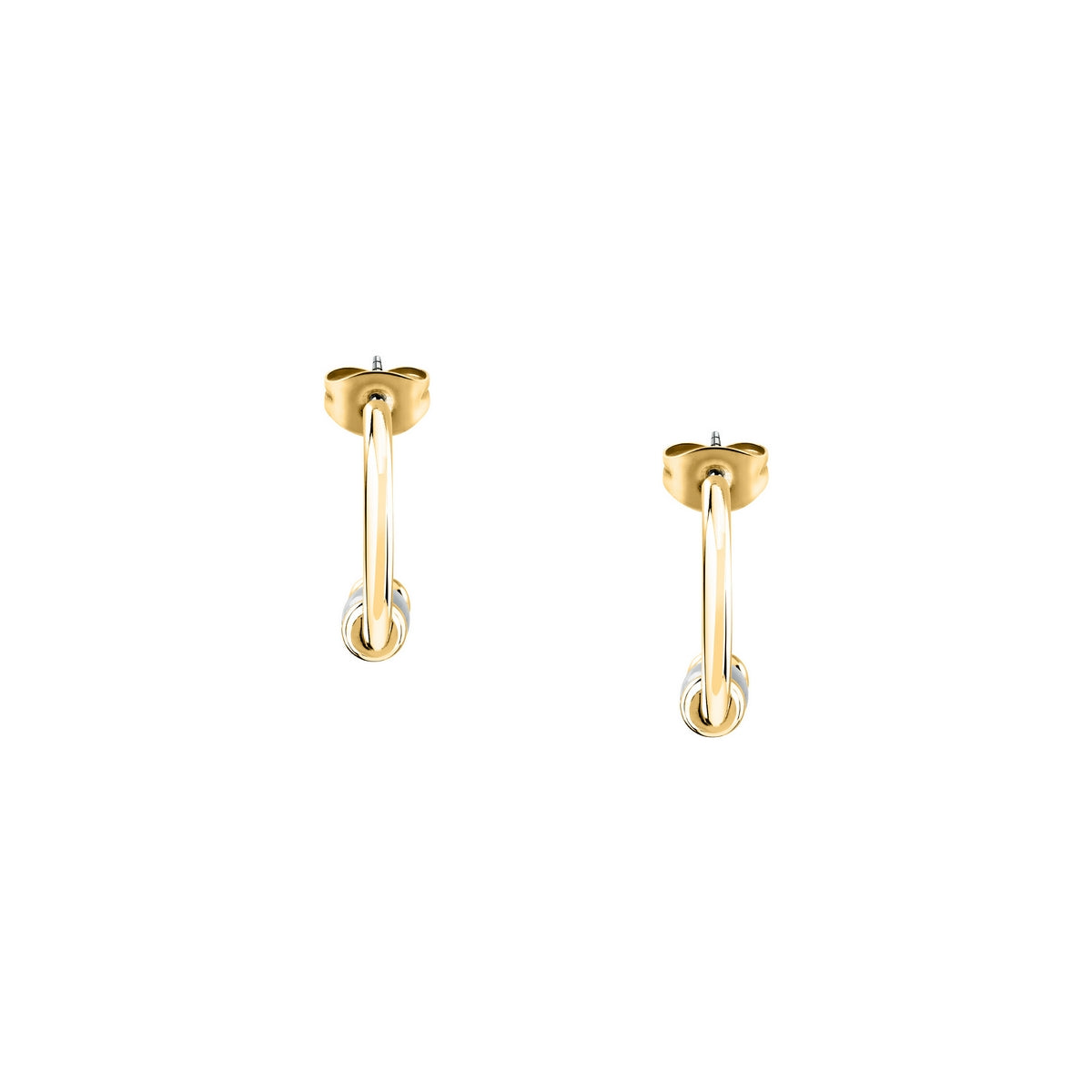 morellato 18k gold plated colori summer hoop earrings bead