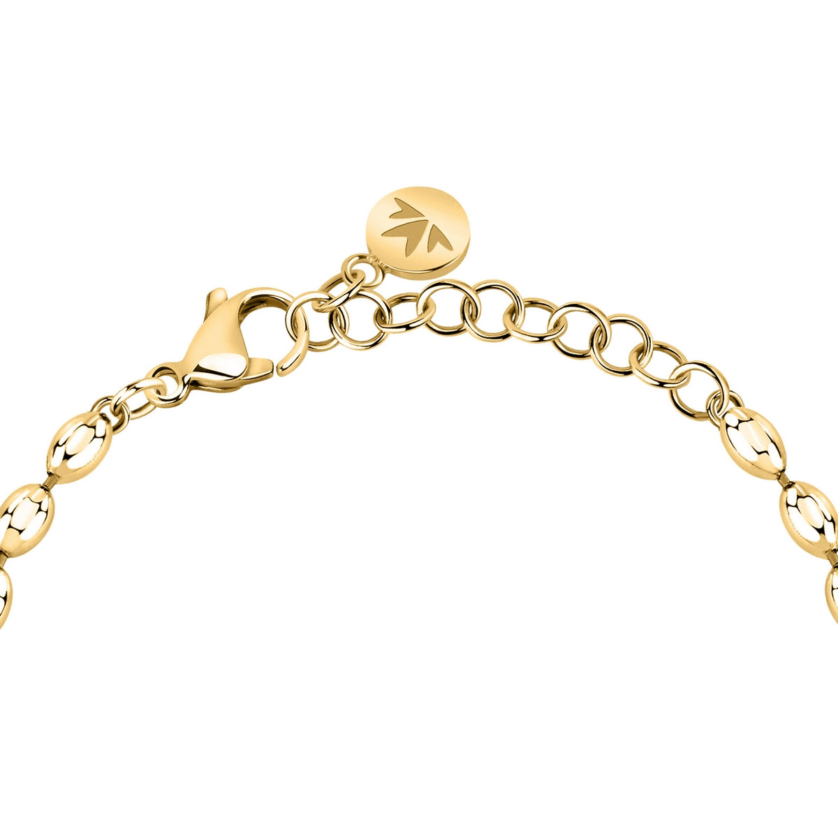 morellato 18k gold plated intrecci bracelet stainless steel yg 16+3cm