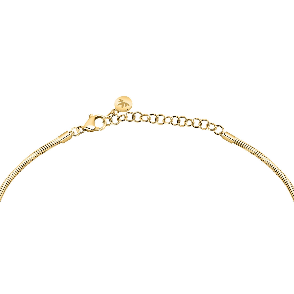 morellato 18k gold plated onda neckl ss yg 40+5cm