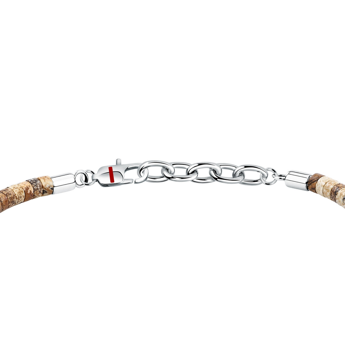 sector basic bracelet stainless steel picture jasper 19+3cm