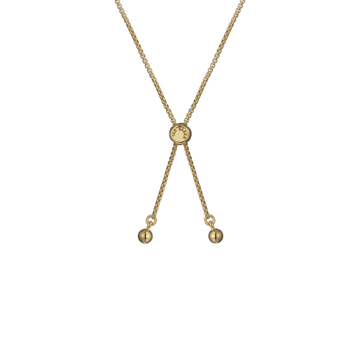 ted baker soleta: solitaire sparkle crystal pendant bracelet, gold tone, green crystal