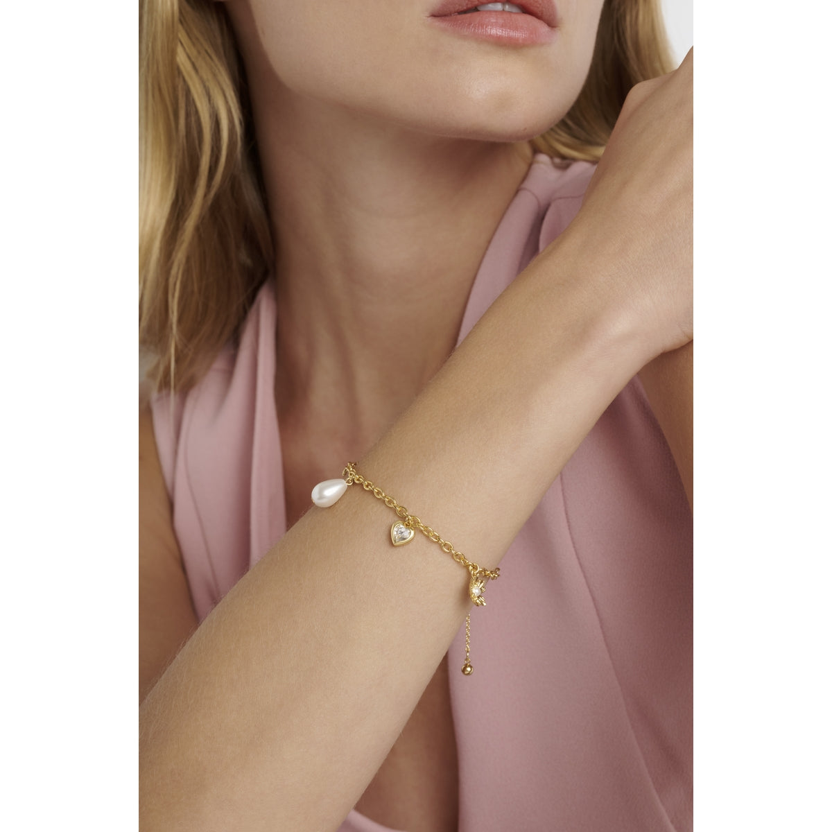 ted baker isabella: icon charm adjustable bracelet