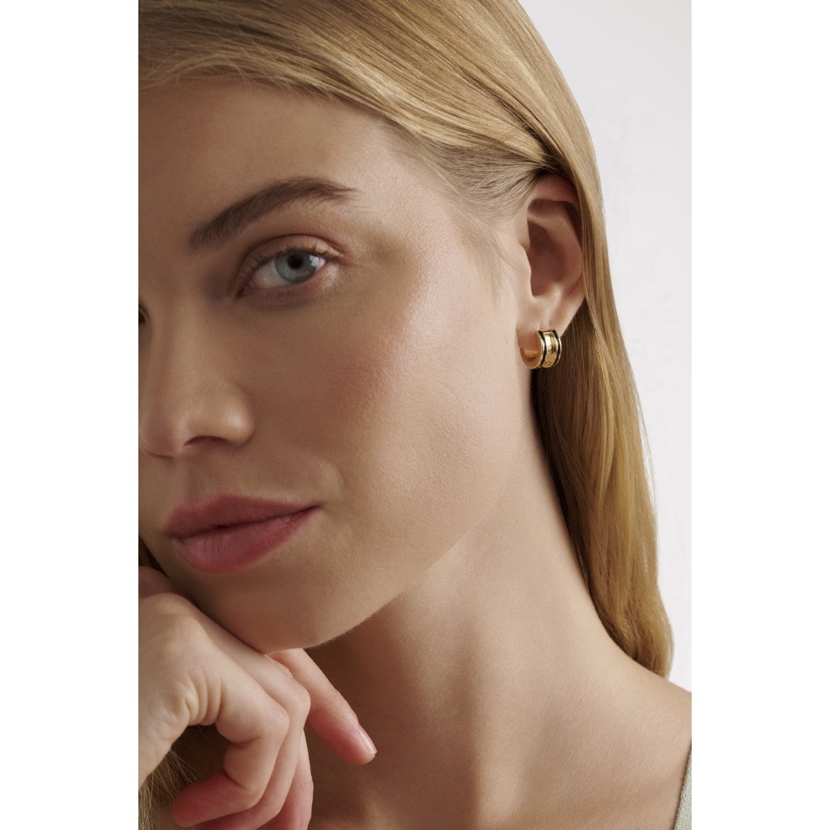ted baker rolo: classic colour enamel roll huggie earrings