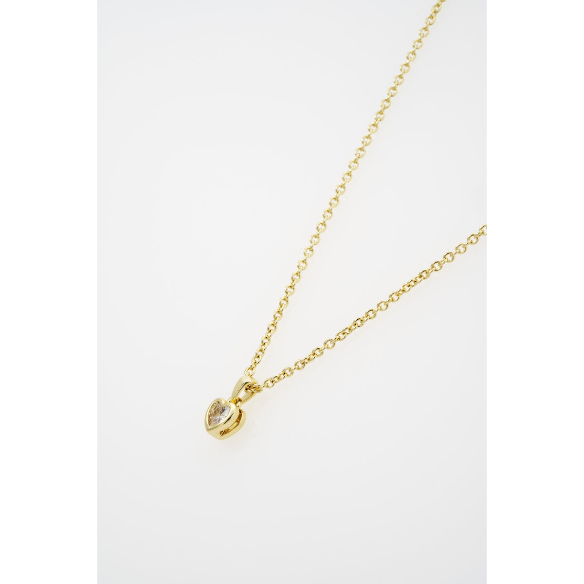 ted baker harlow: mini crystal heart pendant necklace gold tone clear crystal