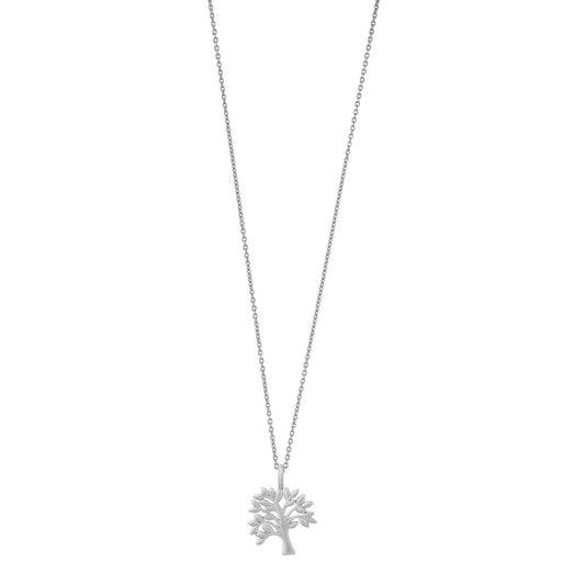 tree of life necklace 45 cm silver