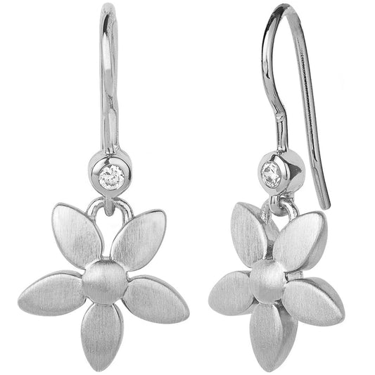 forget-me-not earhangers silver