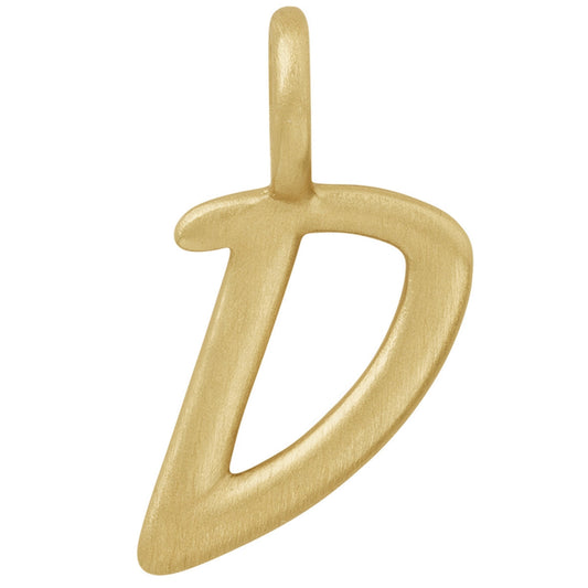 love letters: pendant gold - d
