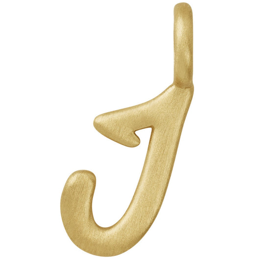love letters: pendant gold - j
