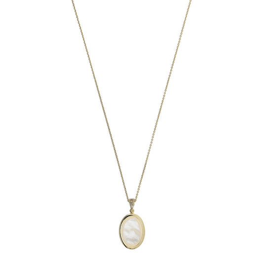 aquaforte mignon oval mother of pearl pendant