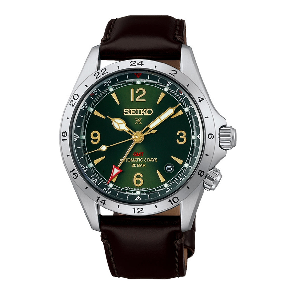 seiko prospex alpinist mechanical gmt in green